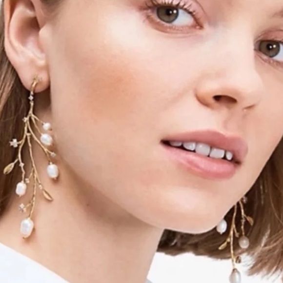 $98 Kate Spade brilliant branches statement earrings - Picture 7 of 9
